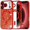  iPhone 18 Pro Max / iPhone 17 Pro Max piros Techsuit Luxury Glitter M-5949419379572 1 kép