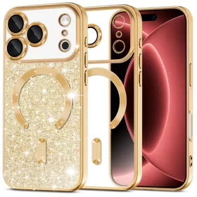  iPhone 18 Pro Max / iPhone 17 Pro Max arany Techsuit Luxus csillogó -5949419379541 1 kép