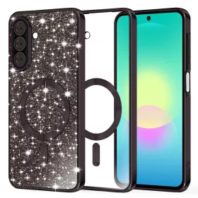  Samsung Galaxy A27 5G fekete Techsuit Luxury Glitter MagSafe tok-5949419375338 1 kép