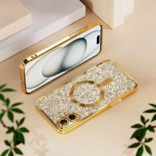  iPhone 18 Pro / iPhone 17 Pro fekete Techsuit Luxury Glitter MagSafe -5949419379480 5 kép