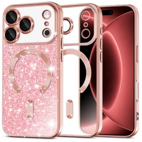 iPhone 18 Pro Max / iPhone 17 Pro Max rozéarany Techsuit Luxus csill-5949419379497 1 kép