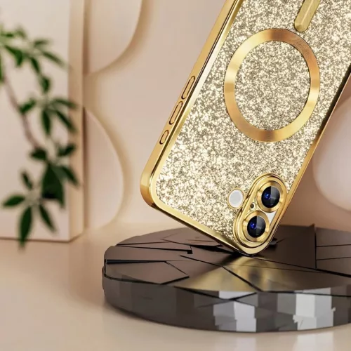  iPhone 18 Pro Max / iPhone 17 Pro Max rozéarany Techsuit Luxus csill-5949419379497 4 kép
