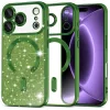  iPhone 18 Pro / iPhone 17 Pro mélyzöld Techsuit Luxury Glitter MagS-5949419379473 1 kép