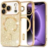  iPhone 18 Pro / iPhone 17 Pro arany Techsuit Luxury Glitter MagSafe t-5949419379435 1 kép
