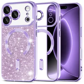 iPhone 18 Pro / iPhone 17 Pro világoslila Techsuit Luxury Glitter Ma-5949419379398 1 kép