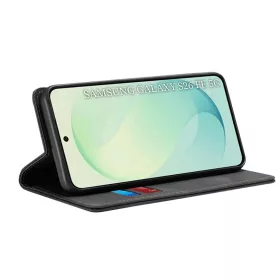 Samsung Galaxy S26 FE / S25 FE fekete Techsuit Confy Cover könyvtok-5949419378414 2 kép