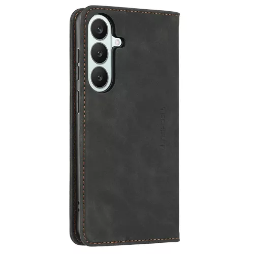  Samsung Galaxy S26 FE / S25 FE fekete Techsuit Confy Cover könyvtok-5949419378414 3 kép