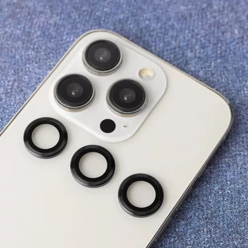 TFO iPhone 18 Pro Max kameravédő üvegkészlet fekete-5908067014143 3 kép