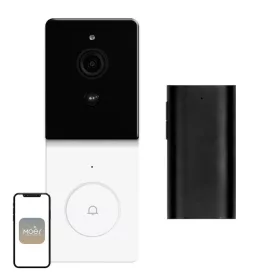 Moes WDB-TY-B20 Wi-Fi videós ajtócsengő, 1080p, fekete-6974246477381 1 kép