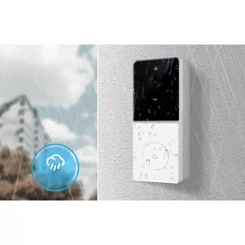 Moes WDB-TY-B20 Wi-Fi videós ajtócsengő, 1080p, fekete-6974246477381 7 kép