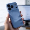  Apple iPhone 17 Pro Max / 18 Pro Max világoskék Silicone Mag Cover -5903396479663 2 kép
