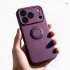  Apple iPhone 17 Pro / 18 Pro sötét cseresznye szilikon tok kihajtha-5903396479144 2 kép