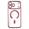  iPhone 17 Pro / 18 Pro 6,3" sötét cseresznye színes krómozott má-5908067019926 2 kép