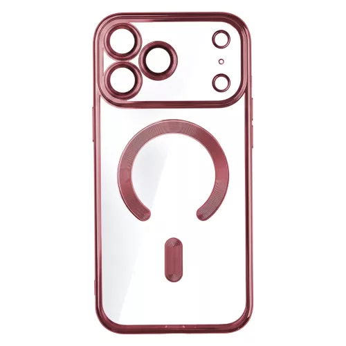  iPhone 17 Pro / 18 Pro 6,3" sötét cseresznye színes krómozott má-5908067019926 2 kép