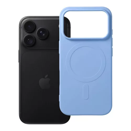  iPhone 17 Pro / 18 Pro világoskék Szilikon Mag Cover tok, MagSafe (-5903396479045 1 kép