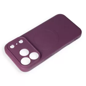  Apple iPhone 17 Pro / 18 Pro sötét cseresznye Silicone Mag Cover to-5903396478277 2 kép