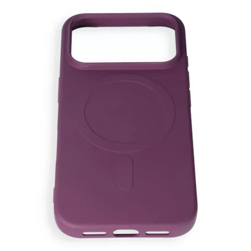  Apple iPhone 17 Pro / 18 Pro sötét cseresznye szilikon Mag Cover to-5903396479106 1 kép