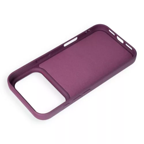  Apple iPhone 17 Pro / 18 Pro sötét cseresznye szilikon Mag Cover to-5903396479106 4 kép
