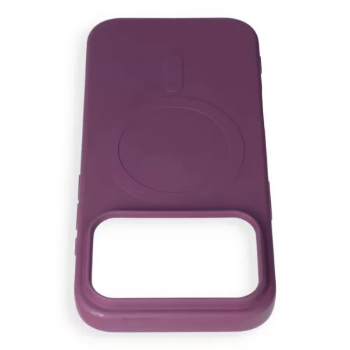  Apple iPhone 17 Pro / 18 Pro sötét cseresznye szilikon Mag Cover to-5903396479106 6 kép