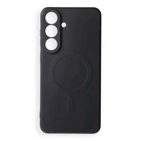  Samsung S26 FE fekete Szilikon Mag Cover tok MagSafe-kompatibilitáss-5903396487552 1 kép