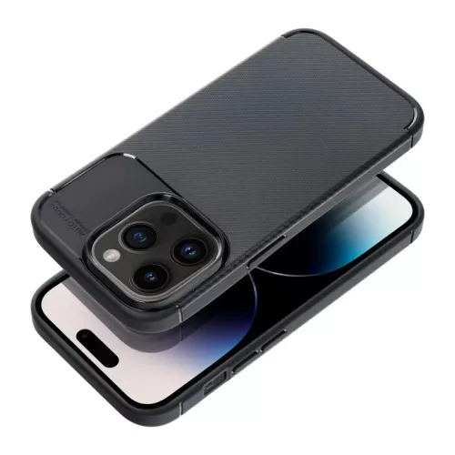  iPhone 17 Pro / 18 Pro fekete Carbon Premium tok-5903396485091 2 kép
