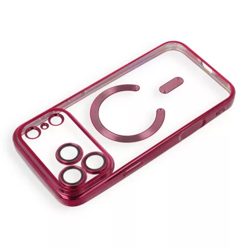  iPhone 17 Pro / 18 Pro sötét cseresznyepiros Electro Mag Cover MagS-5903396481116 2 kép