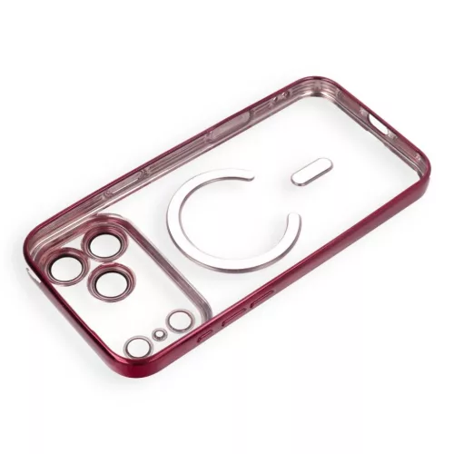  iPhone 17 Pro / 18 Pro sötét cseresznyepiros Electro Mag Cover MagS-5903396481116 3 kép