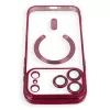  iPhone 17 Pro / 18 Pro sötét cseresznyepiros Electro Mag Cover MagS-5903396481116 4 kép