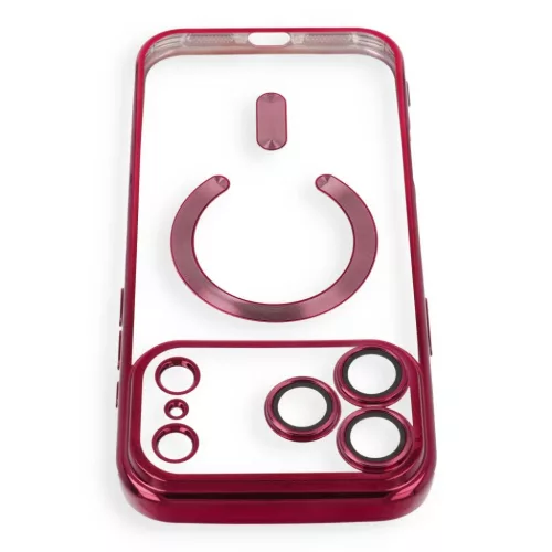  iPhone 17 Pro / 18 Pro sötét cseresznyepiros Electro Mag Cover MagS-5903396481116 4 kép