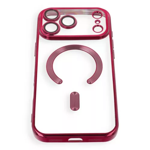  iPhone 17 Pro / 18 Pro sötét cseresznyepiros Electro Mag Cover MagS-5903396481116 5 kép
