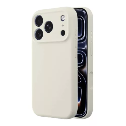  iPhone 17 Pro / 18 Pro antik fehér Forcell F-Protect Rubber Premium -5903396479588 3 kép