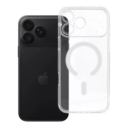  iPhone 17 Pro Max / 18 Pro Max átlátszó Clear Mag Cover (STR) tok-5903396483813 6 kép