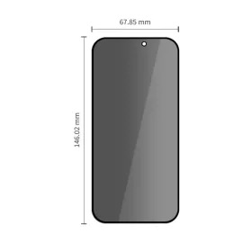  Apple iPhone 18 Pro Tech-Protect Glass SPY+ adatvédelmi edzett üveg-5906302325061 2 kép