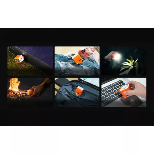 Flextail Nano Pump 5C2 hordozható pumpa és kempinglámpa, narancssá-6975755966427 9 kép