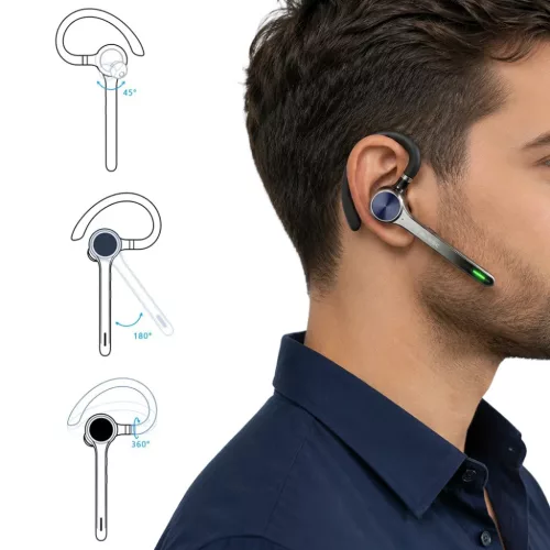 Blavec Talk 1 Multipoint (BHTA1-B) fekete Bluetooth fülhallgató-5900217506324 3 kép