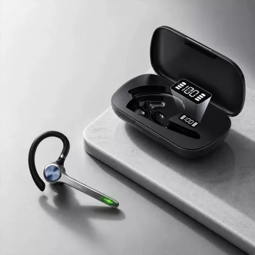 Blavec Talk 1 Multipoint (BHTA1-B) fekete Bluetooth fülhallgató-5900217506324 6 kép