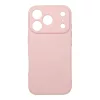  iPhone 17 Pro / 18 Pro halvány rózsaszín puha szilikon tok