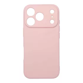    iPhone 17 Pro / 18 Pro halvány rózsaszín puha szilikon tok
