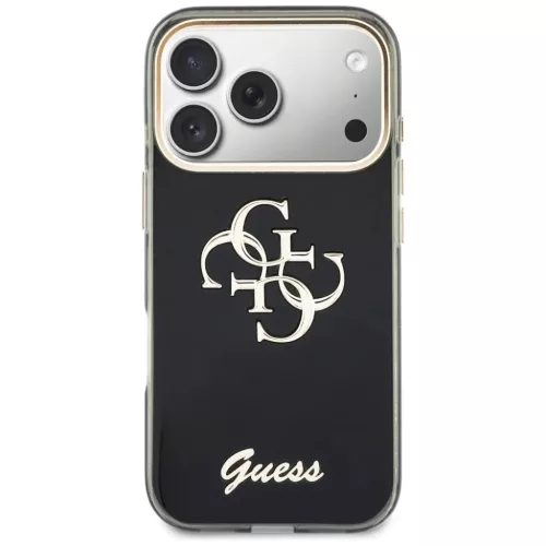  iPhone 18 Pro Max / iPhone 17 Pro Max fekete Guess IML 4G Script Meta-3666339655877 3 kép