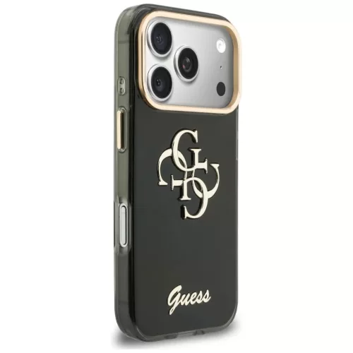  iPhone 18 Pro Max / iPhone 17 Pro Max fekete Guess IML 4G Script Meta-3666339655877 4 kép