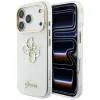  iPhone 18 Pro / iPhone 17 Pro fehér Guess HC IML 4G Script Metal tok