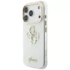  iPhone 18 Pro / iPhone 17 Pro fehér Guess HC IML 4G Script Metal tok-3666339655907 2 kép