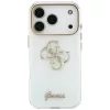  iPhone 18 Pro / iPhone 17 Pro fehér Guess HC IML 4G Script Metal tok-3666339655907 3 kép