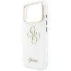  iPhone 18 Pro / iPhone 17 Pro fehér Guess HC IML 4G Script Metal tok-3666339655907 6 kép