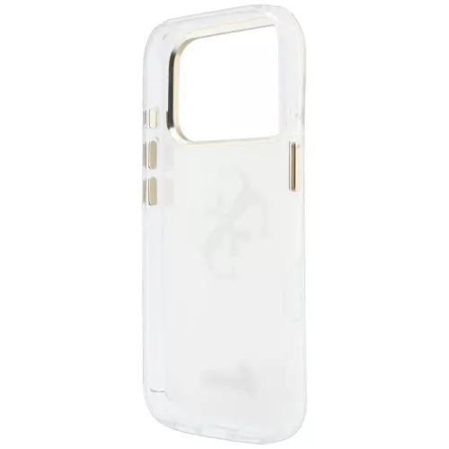  iPhone 18 Pro / iPhone 17 Pro fehér Guess HC IML 4G Script Metal tok-3666339655907 7 kép
