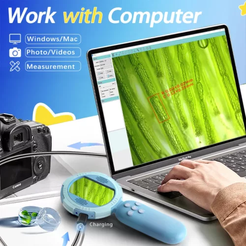 Maxlife MXDM-100 digitális mikroszkóp, kék-5908067000306 8 kép