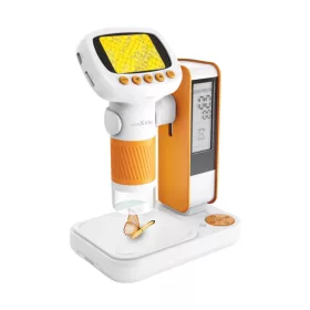   Maxlife MXDM-200 digitális mikroszkóp állvánnyal narancssárga gyerekeknek