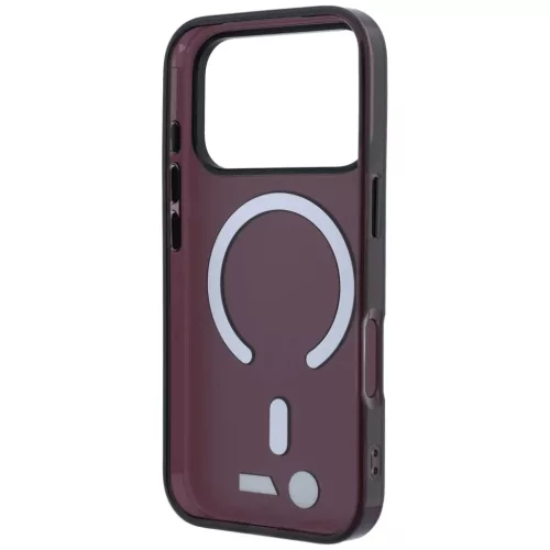  Apple iPhone 18 Pro Max / 17 Pro Max bordó BMW M IML matt tok fém l-3666339662486 7 kép