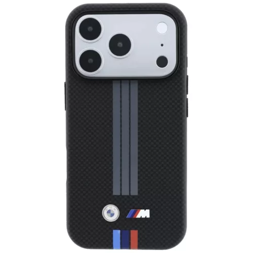  iPhone 18 Pro fekete BMW M Quadrille Kevlar MagSafe tok-3666339669638 3 kép