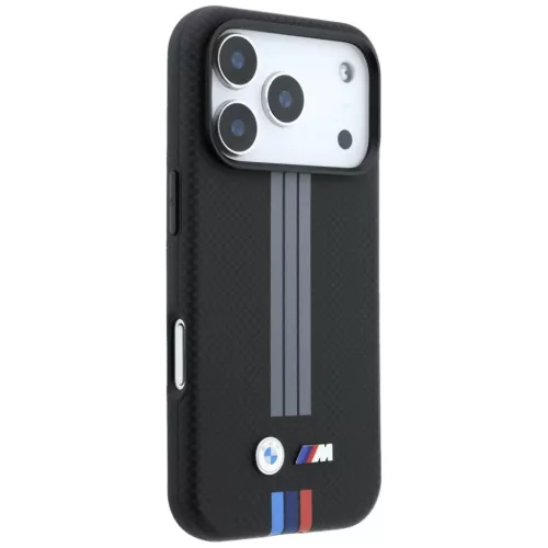  iPhone 18 Pro fekete BMW M Quadrille Kevlar MagSafe tok-3666339669638 4 kép